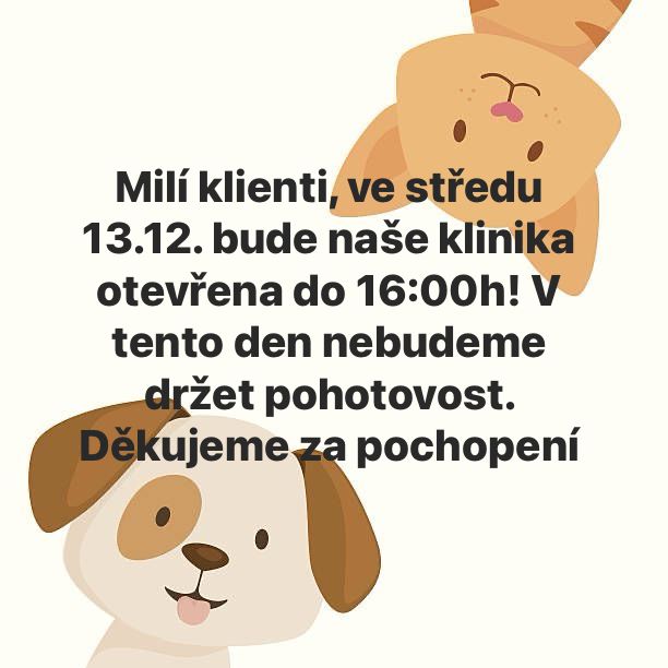 Změna středa 13.12.